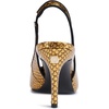 image:imageKarl Lagerfeld Womens Rosalyn Pointed Toe Slingback PumpGoldBlack