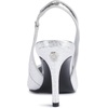 image:imageKarl Lagerfeld Womens Rosalyn Pointed Toe Slingback PumpSilver