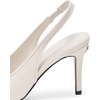 image:imageKarl Lagerfeld Womens Rosalyn Pointed Toe Slingback PumpSoft White