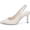 image:imageKarl Lagerfeld Womens Rosalyn Pointed Toe Slingback PumpSoft White