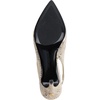 image:imageKarl Lagerfeld Womens Rosalyn Pointed Toe Slingback PumpWhite Gold