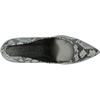 image:imageKarl Lagerfeld Womens Royale Snake Textured Dress PumpBlackGrey