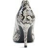 image:imageKarl Lagerfeld Womens Royale Snake Textured Dress PumpBlackWhite