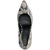 image:imageKarl Lagerfeld Womens Royale Snake Textured Dress PumpBlackWhite