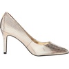 image:imageKarl Lagerfeld Womens Royale Snake Textured Dress PumpChampagne