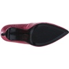 image:imageKarl Lagerfeld Womens Royale Snake Textured Dress PumpRed Plum