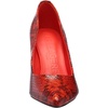 image:imageKarl Lagerfeld Womens Royale Snake Textured Dress PumpVermillon