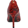 image:imageKarl Lagerfeld Womens Royale Snake Textured Dress PumpVermillon