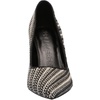 image:imageKarl Lagerfeld Womens Royale Tweed Pointed Toe Dress PumpBlackCream