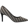 image:imageKarl Lagerfeld Womens Royale Tweed Pointed Toe Dress PumpBlackCream