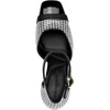 image:imageKarl Lagerfeld Womens Sapphira Closed Toe Dress HeelBlackWhite