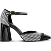 image:imageKarl Lagerfeld Womens Sapphira Closed Toe Dress HeelBlackWhite