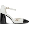 image:imageKarl Lagerfeld Womens Sapphira Closed Toe Dress HeelCreamBlack