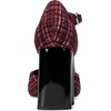 image:imageKarl Lagerfeld Womens Sapphira Closed Toe Dress HeelWineBlack