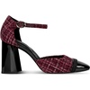 image:imageKarl Lagerfeld Womens Sapphira Closed Toe Dress HeelWineBlack