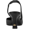 image:imageKarl Lagerfeld Womens Sheenz Pointed Toe Slingback Dress HeelBlack