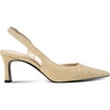 image:imageKarl Lagerfeld Womens Sheenz Pointed Toe Slingback Dress HeelNatural