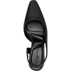image:imageKarl Lagerfeld Womens Sheenz Pointed Toe Slingback Dress HeelNew Black
