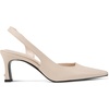 image:imageKarl Lagerfeld Womens Sheenz Pointed Toe Slingback Dress HeelNew Nude