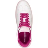 image:imageKarl Lagerfeld Womens Sumava Everyday Karl Head Lace Up SneakerBright WhiteHot Pink