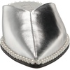 image:imageKarl Lagerfeld Womens Vyra Studded Slip on Loafer Mule with Pointed ToeSilver