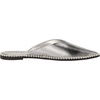 image:imageKarl Lagerfeld Womens Vyra Studded Slip on Loafer Mule with Pointed ToeSilver