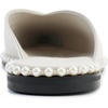 image:imageKarl Lagerfeld Womens Vyra Studded Slip on Loafer Mule with Pointed ToeSoft White