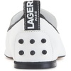 image:imageKarl Lagerfeld Womens Zaza Driving Style LoaferBright WhiteBlack