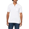 image:imageKARL LAGERFELD Mens 14 Zip Ribbed Fitted Collared SweaterWhite