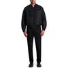 image:imageKARL LAGERFELD Mens All Over Patches Long Sleeve Solid Bomber JacketBlack