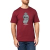 image:imageKARL LAGERFELD Mens Crewneck Short Sleeve Armor Graphic Design Relaxed Fit TShirtCabernet