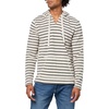image:imageKARL LAGERFELD Mens Hooded Front Pocket Striped SweatshirtNatural