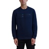 image:imageKARL LAGERFELD Mens Long Sleeve Pullover Relaxed Fit SweatshirtNavy Blazer