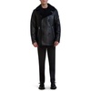 image:imageKARL LAGERFELD Mens Outerwear Faux Shearling Collared Button Front JacketBlack