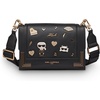 image:imageKARL LAGERFELD Paris Womens Camille Shoulder Bag With PinsBlackGold