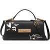 image:imageKARL LAGERFELD Paris Womens Elle In Paris Crossbody BagBlackGold