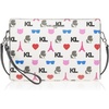 image:imageKARL LAGERFELD Paris Womens Essential CrossbodyMultiWhite
