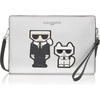 image:imageKARL LAGERFELD Paris Womens Essential CrossbodySilver Legacy