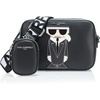 image:imageKARL LAGERFELD Paris Womens Maybelle Graphic Camera CrossbodyBlackBlack Multi