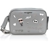 image:imageKARL LAGERFELD Paris Womens Simone Pin Camera CrossbodyChampagne Snake
