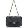 image:imageKARL LAGERFELD Womens Agyness Large Shoulder BagGold Black Legacy