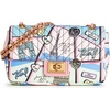 image:imageKARL LAGERFELD Womens Agyness With Love from Paris Shoulder BagBlush Print