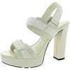image:imageKARL LAGERFELD Womens Alessia Pearl Studs Platform HeelWarm MistWhite