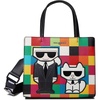 image:imageKARL LAGERFELD Womens Maybelle Choupette SatchelCrimson