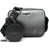 image:imageKARL LAGERFELD Womens Maybelle Crossbody With Round PouchBlackDark Gunmetal