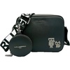 image:imageKARL LAGERFELD Womens Maybelle Crossbody With Round PouchBlackDark Gunmetal Multi