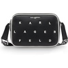 image:imageKARL LAGERFELD Womens Maybelle Logo CrossbodyBlackWhite