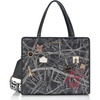 image:imageKARL LAGERFELD Womens Maybelle Love from Paris SatchelBlackMulti Black Legacy