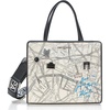 image:imageKARL LAGERFELD Womens Maybelle Love from Paris SatchelTrue Wht Multi Legacy