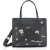 image:imageKARL LAGERFELD Womens Maybelle Pins SatchelOil Slick